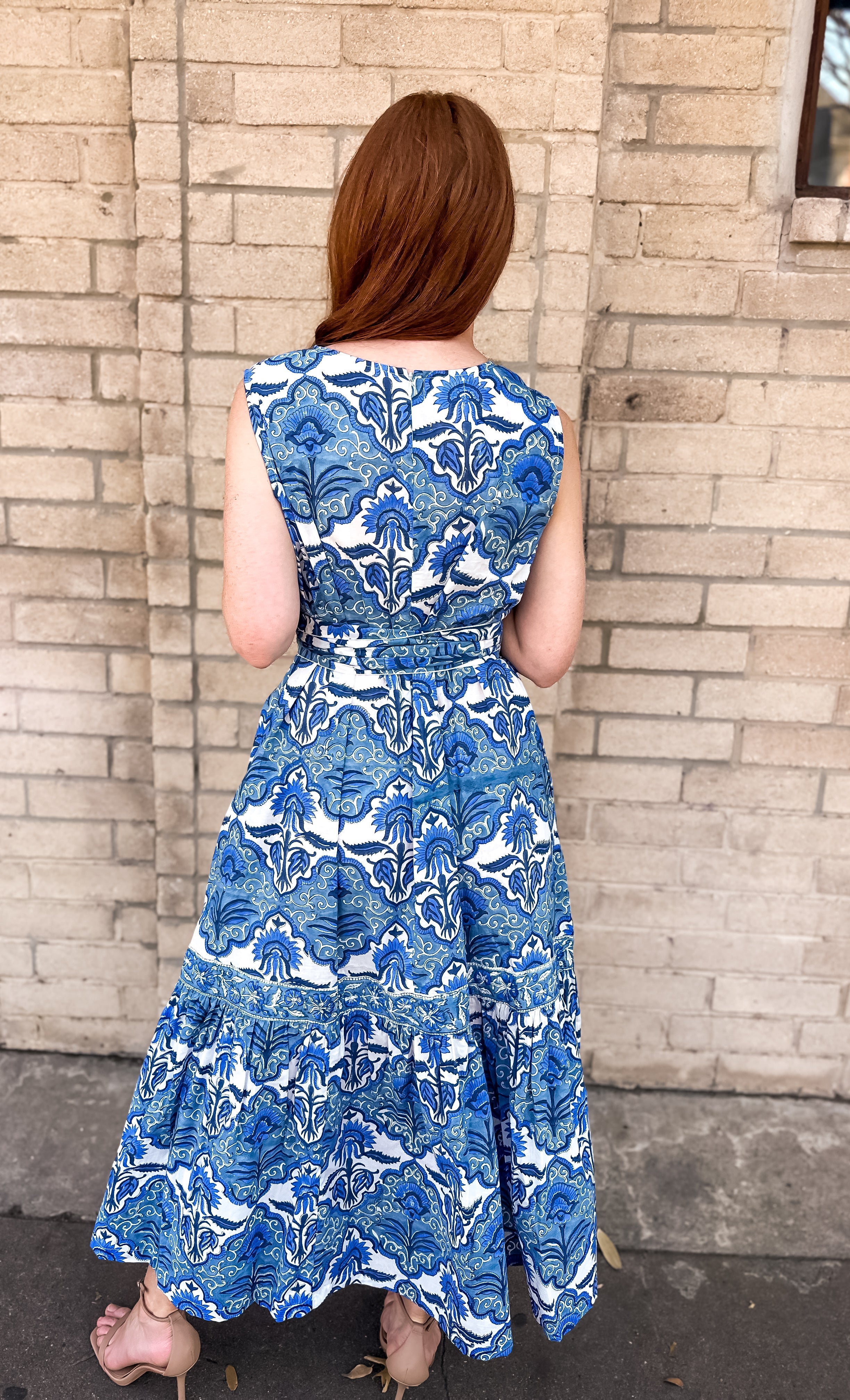 Bohemian Gemme Beverly Midi- Morrocan Blue