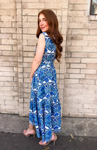 Bohemian Gemme Beverly Midi- Morrocan Blue