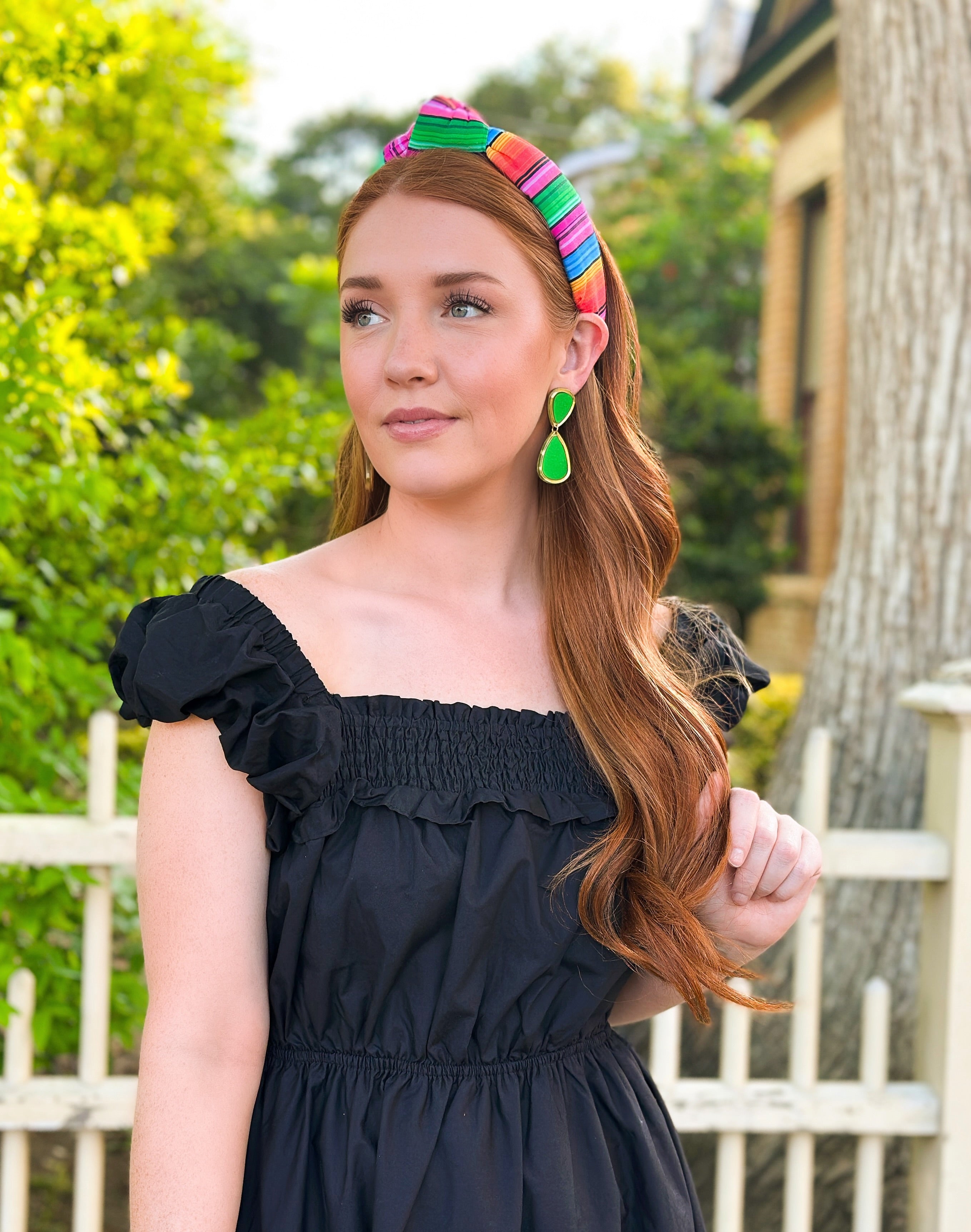 Black Ruffle Strap Midi Dress