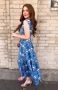 Bohemian Gemme Beverly Midi- Morrocan Blue