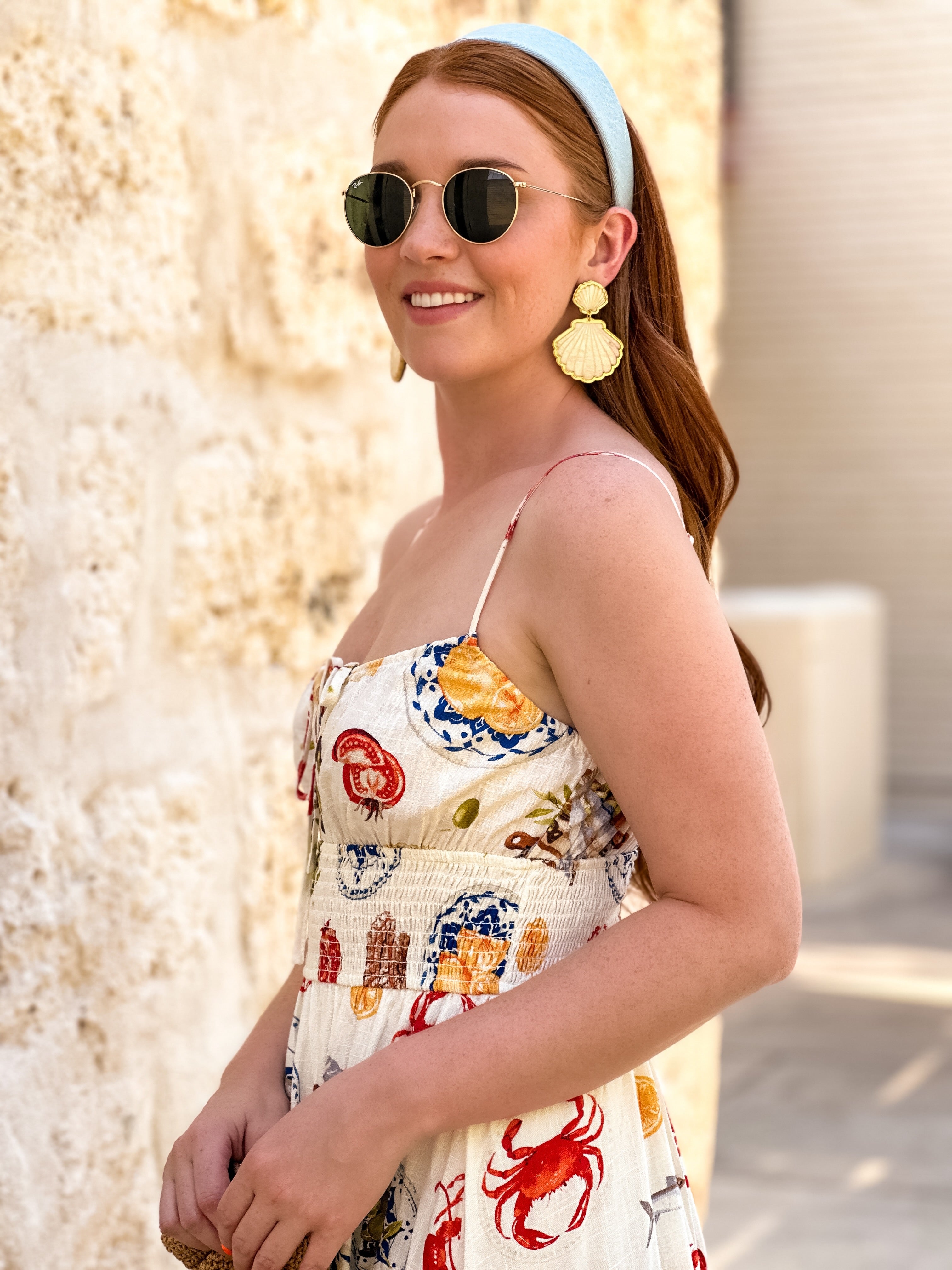 Summer Picnic Midi Dress