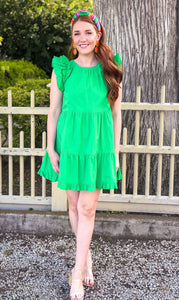 Apple Green mini Dress