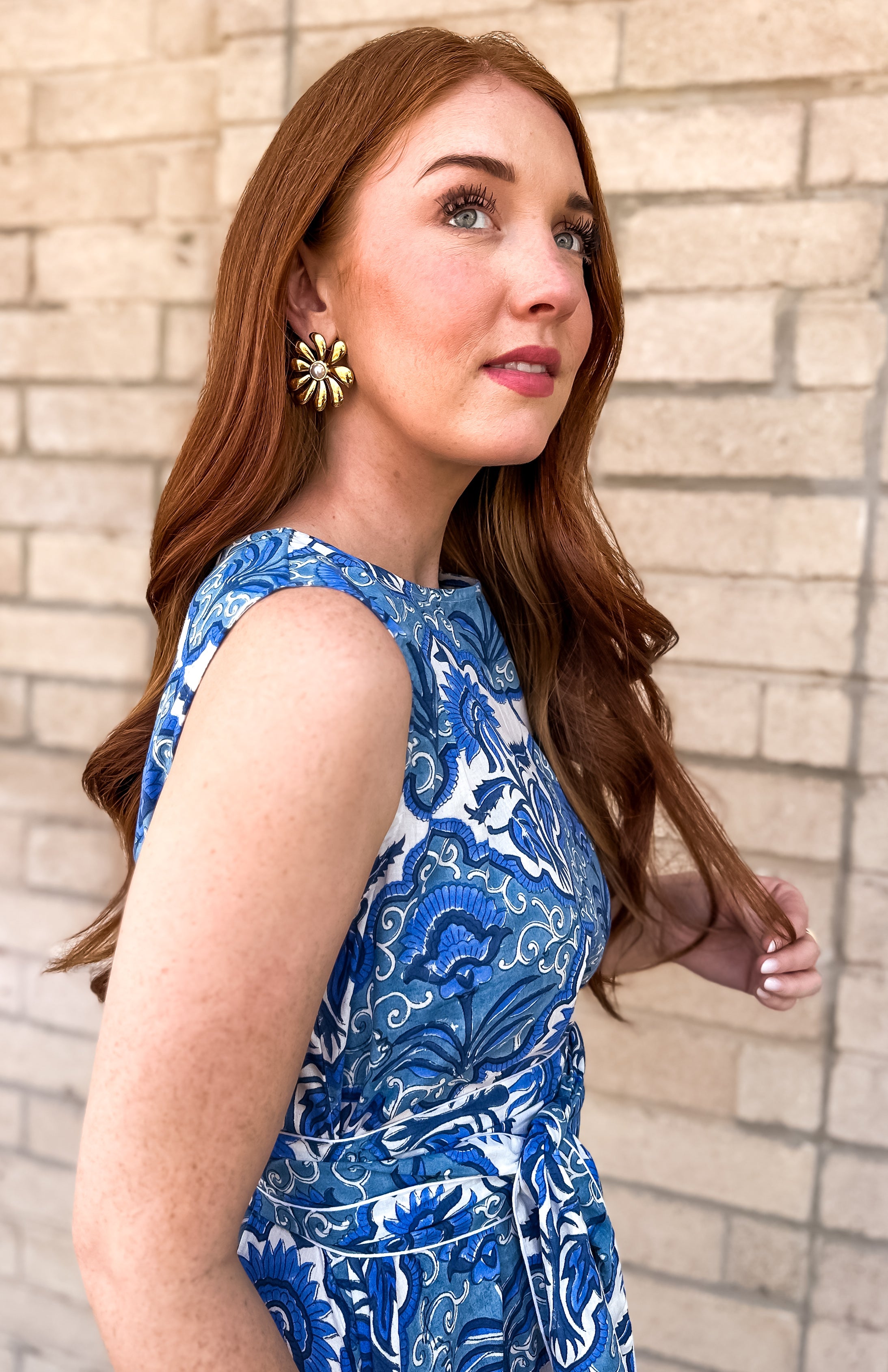 Bohemian Gemme Beverly Midi- Morrocan Blue