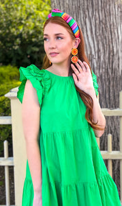 Apple Green mini Dress
