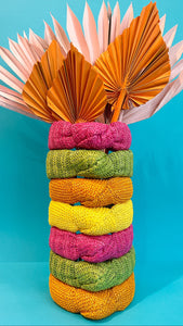 Sample Sale Tangerine Orange Raffia Headband