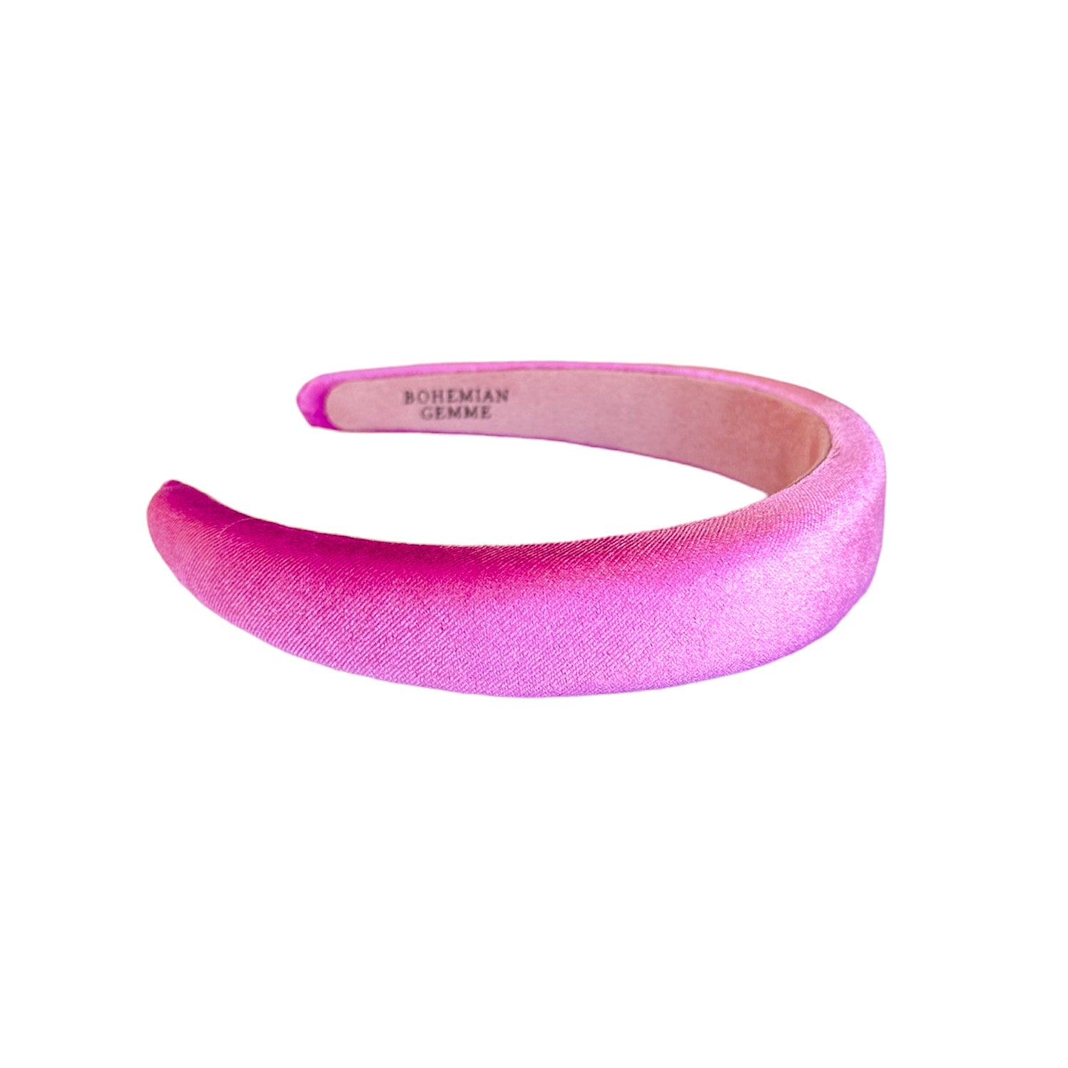 Bubblegum Pink Velvet Slim Headband