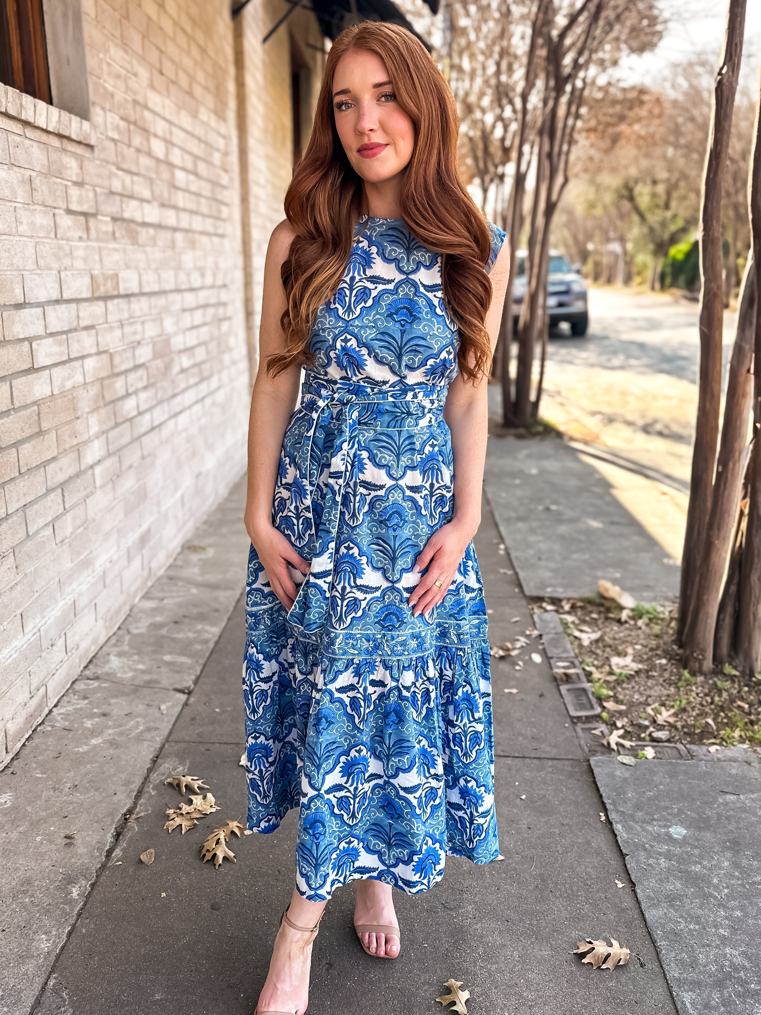 Bohemian Gemme Beverly Midi- Morrocan Blue