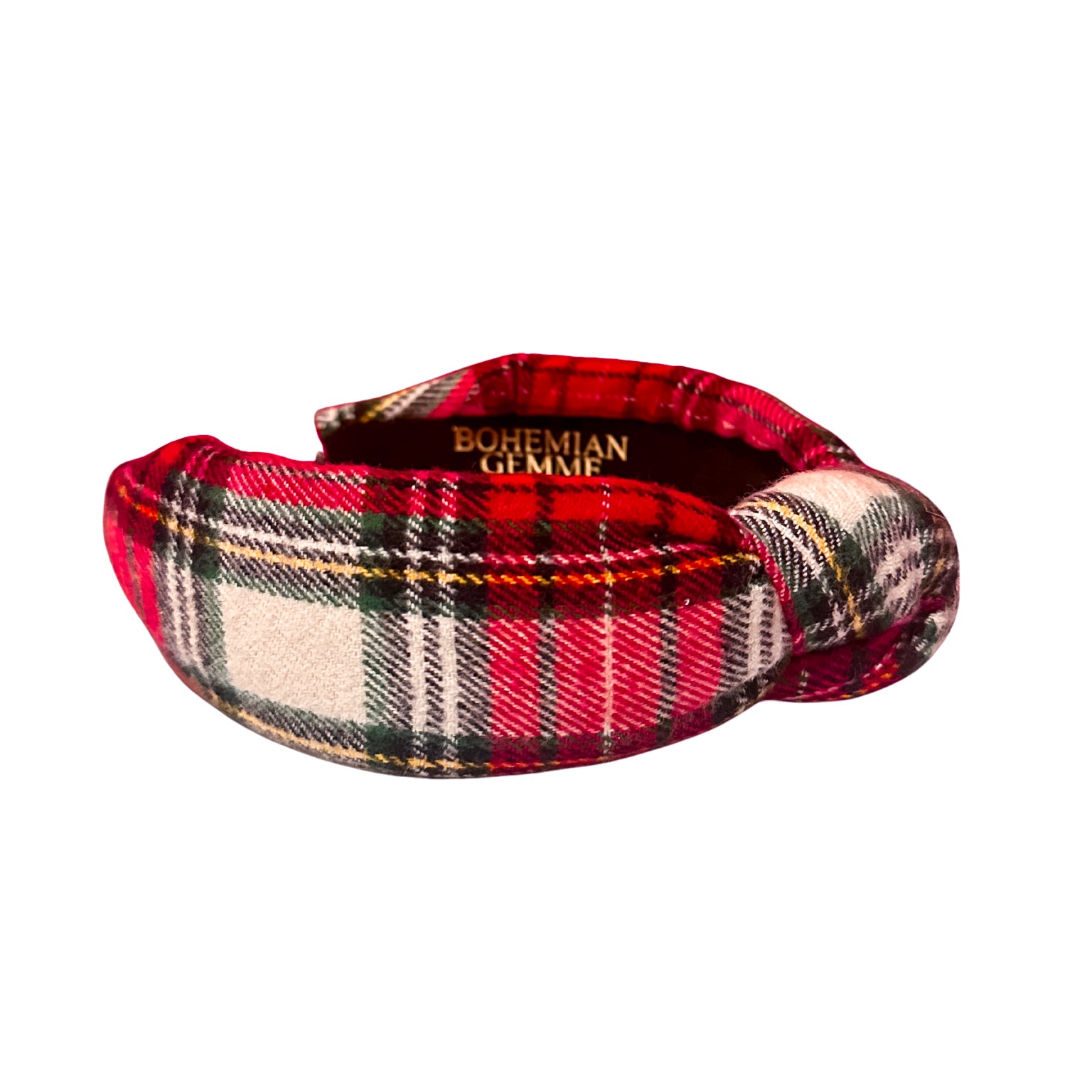 Holiday Plaid Knotted Headband