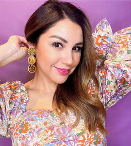 Sample Sale Julie Golden Flower Danglesama