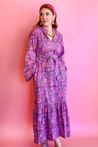 Bohemian Gemme Becca Maxi Dress- Lavender Floral