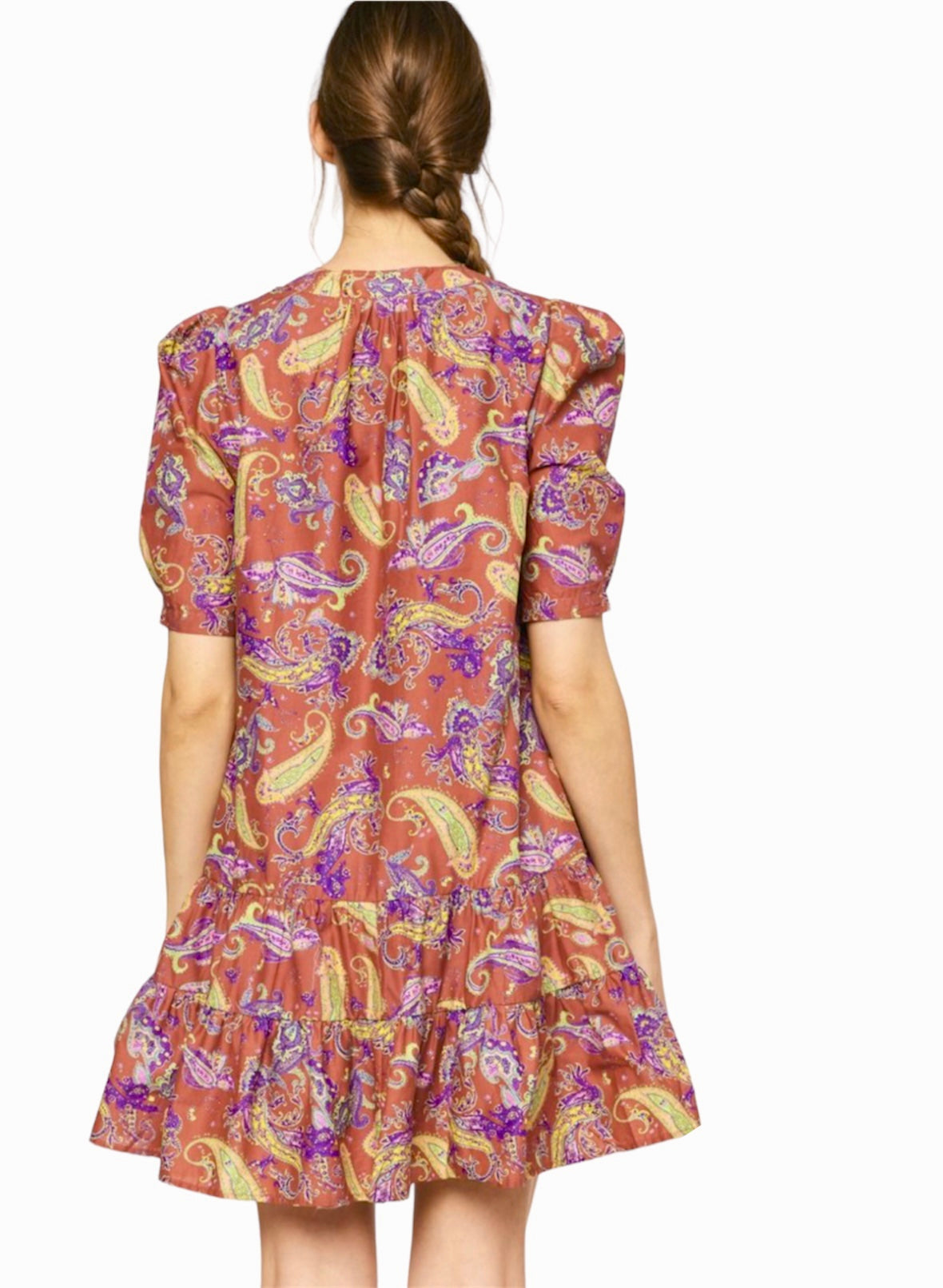 Paisley Mini Dress