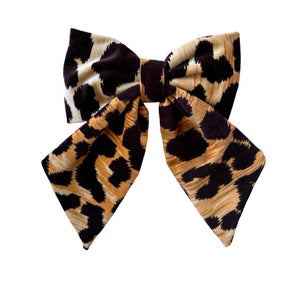 Bold Leopard Hair Bow