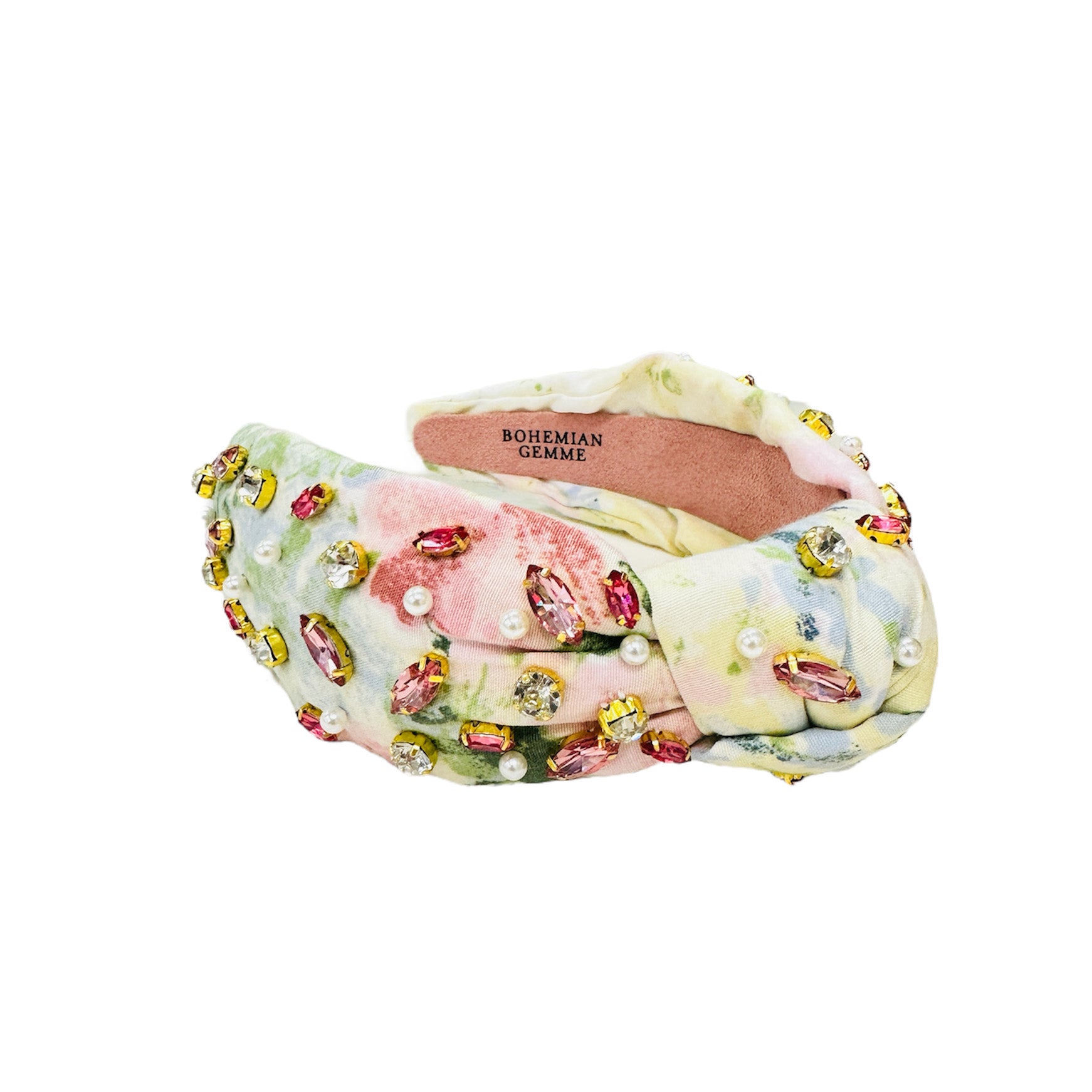Vintage Textile Floral Watercolor Duo