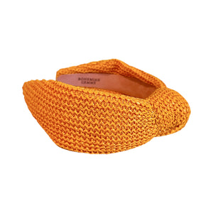 Sample Sale Tangerine Orange Raffia Headband