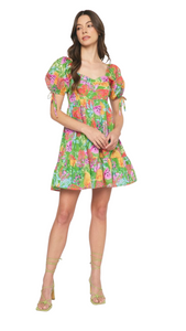 Tropical Fruit Midi Dress