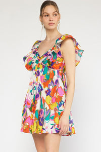 Stella Bright Floral Mini Dress