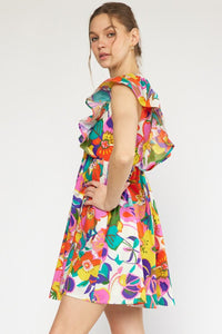 Stella Bright Floral Mini Dress