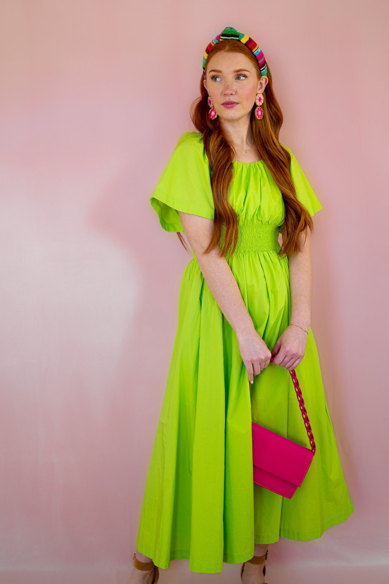 Lime Green Maxi Dress