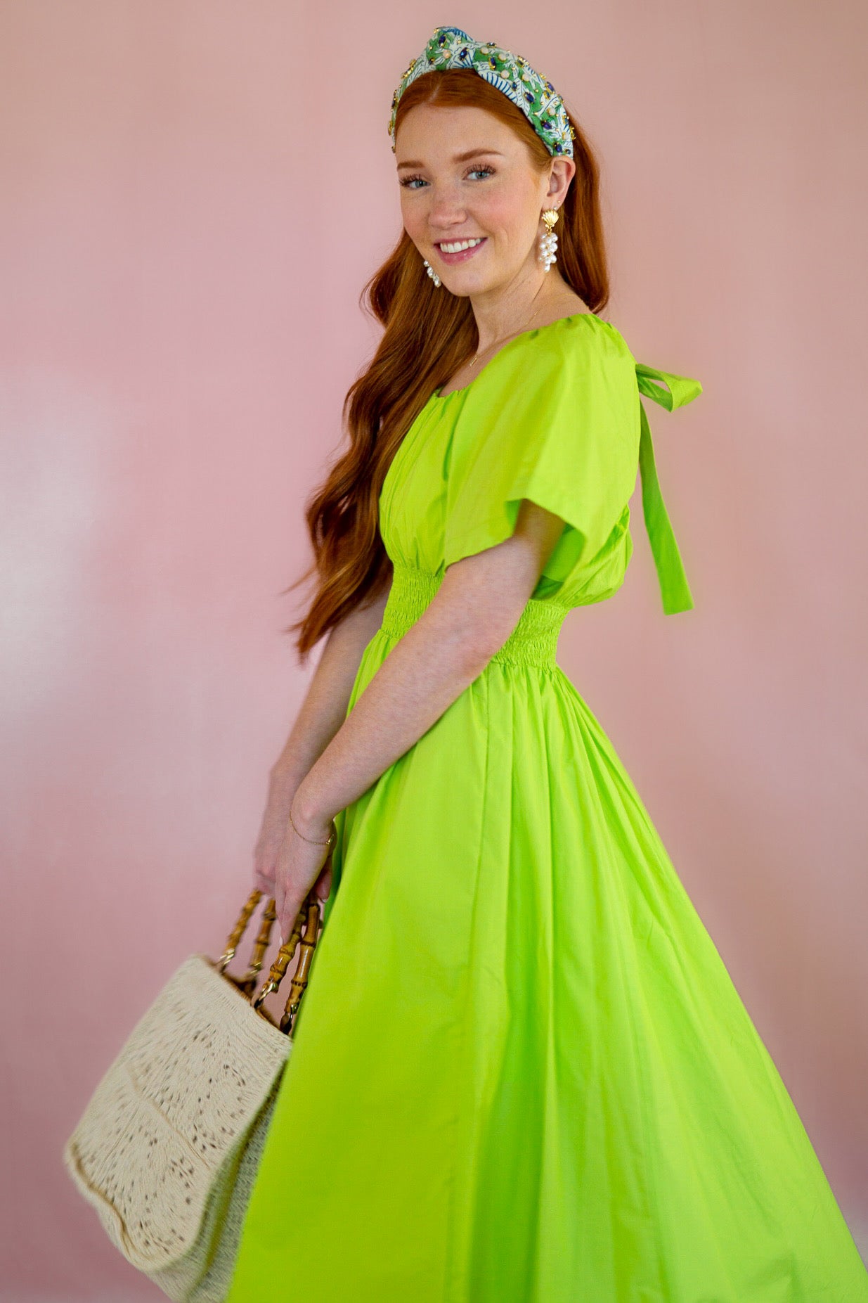 Lime Green Maxi Dress