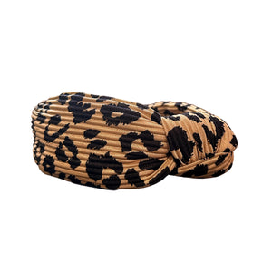 Pleated Leopard Headband