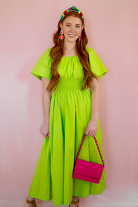 Lime Green Maxi Dress