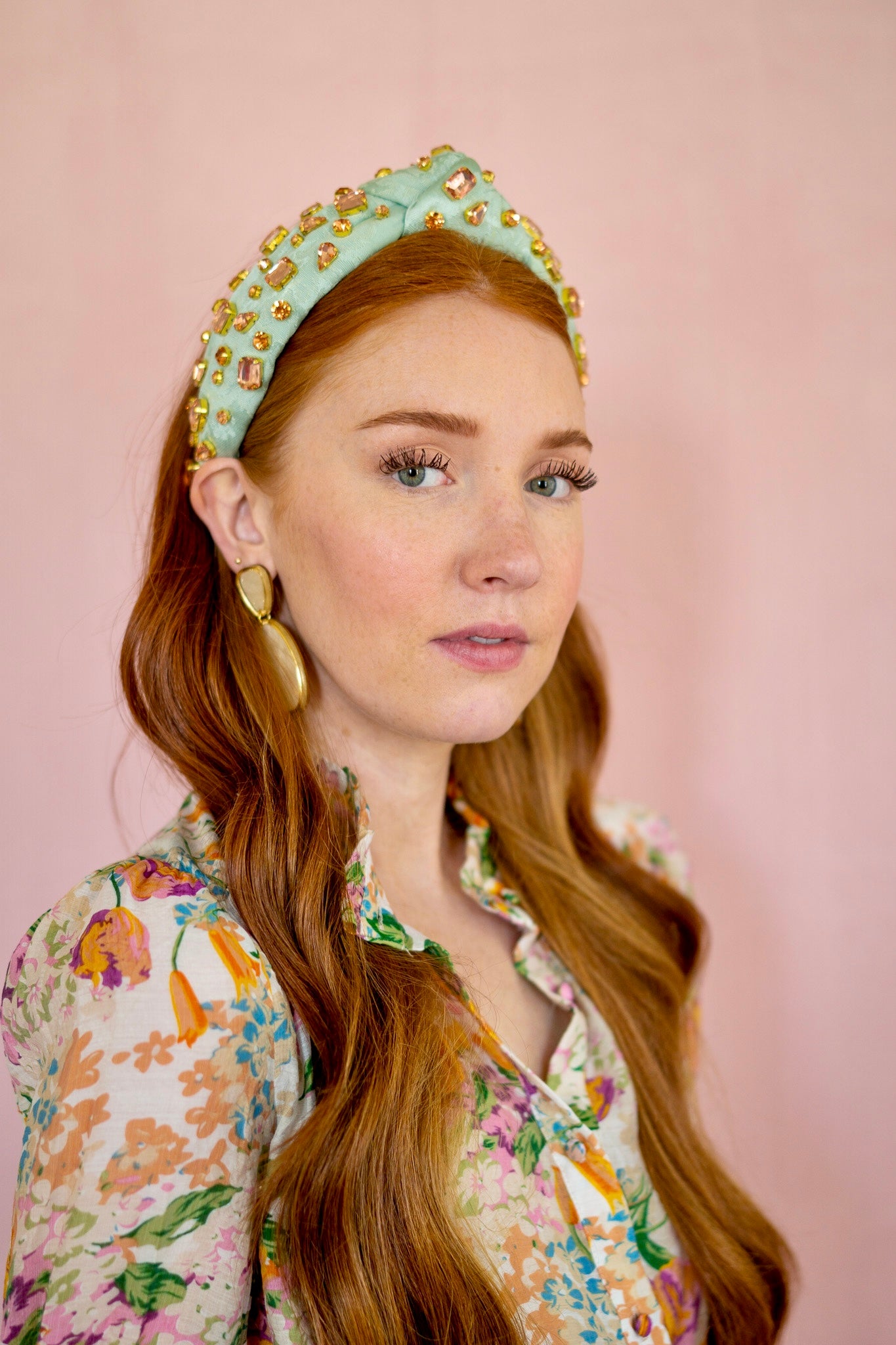 Muted Floral Button Down Dress