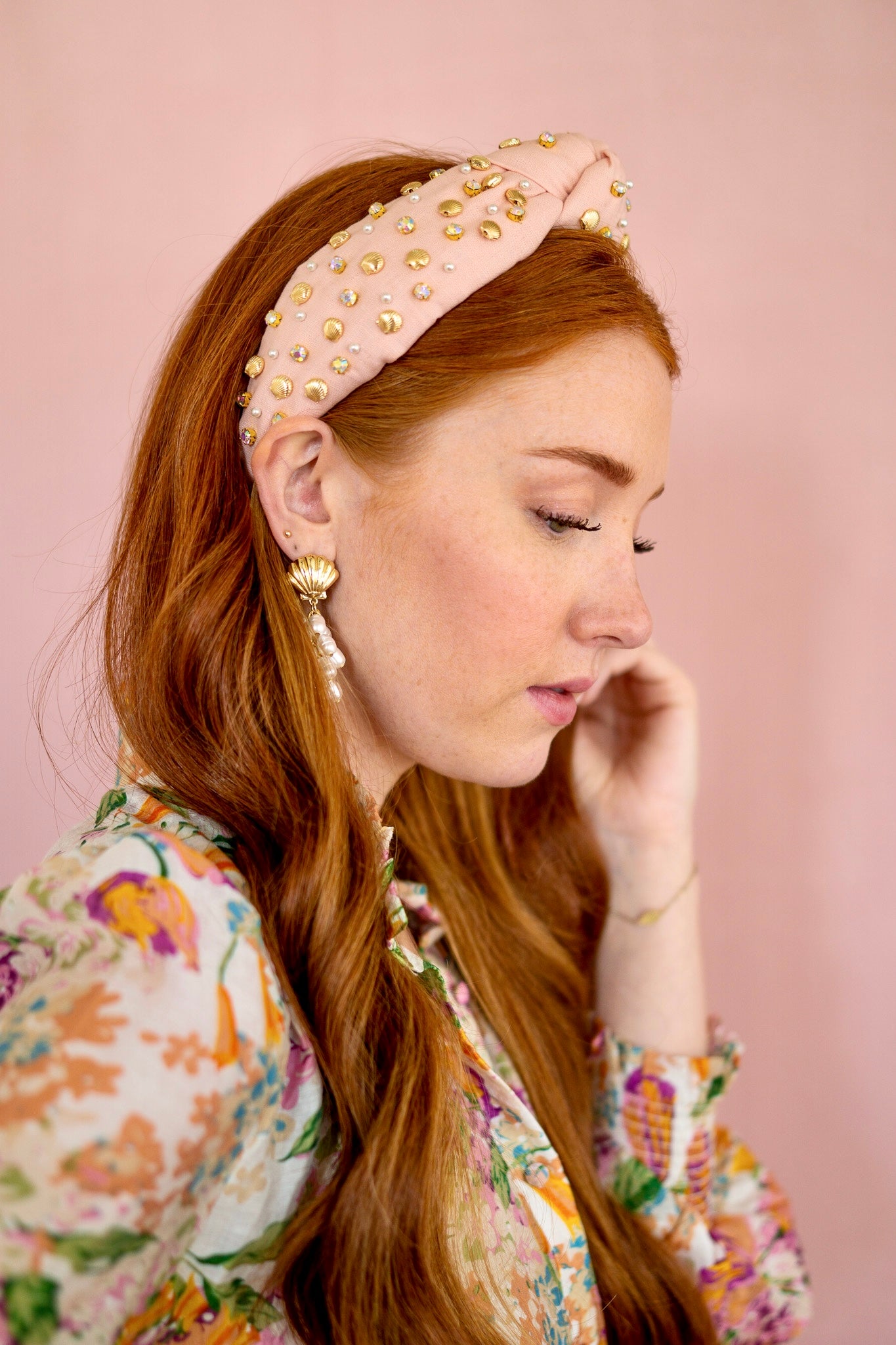 Muted Floral Button Down Dress