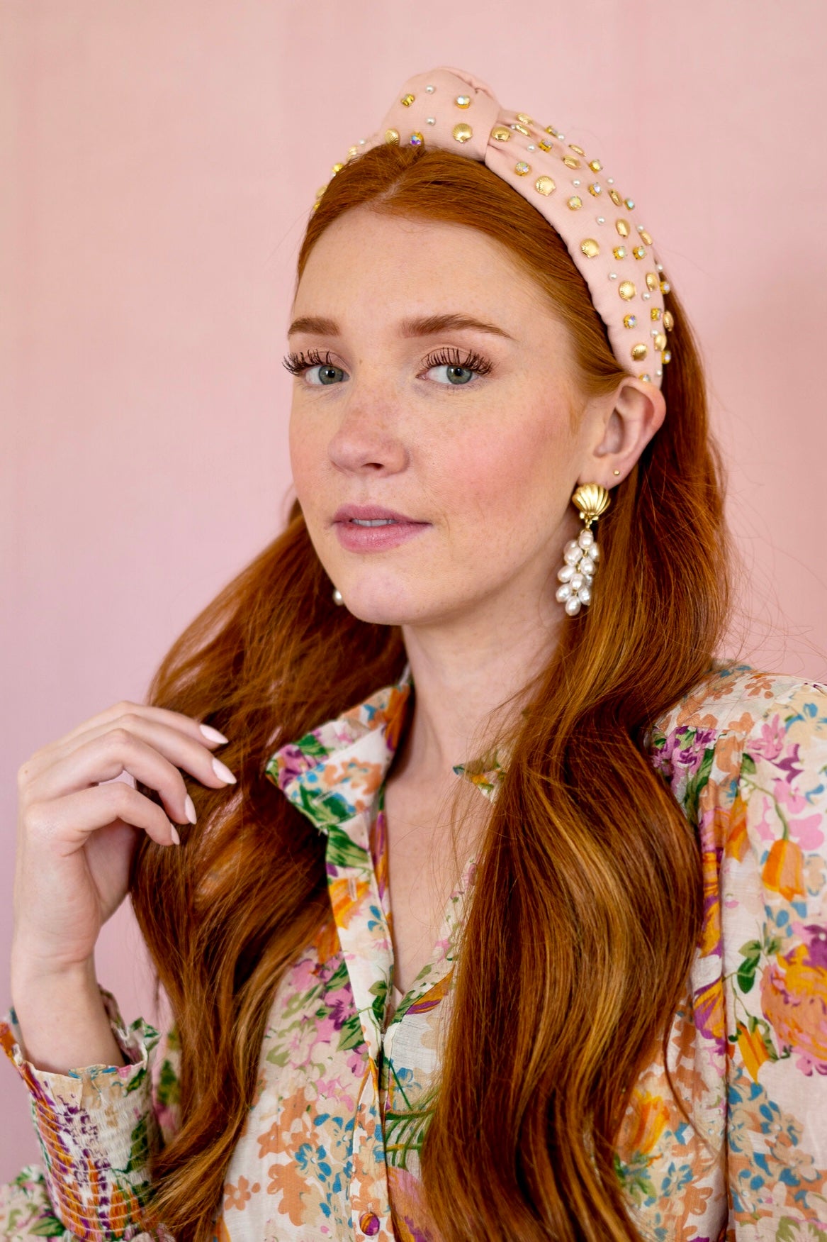 Muted Floral Button Down Dress