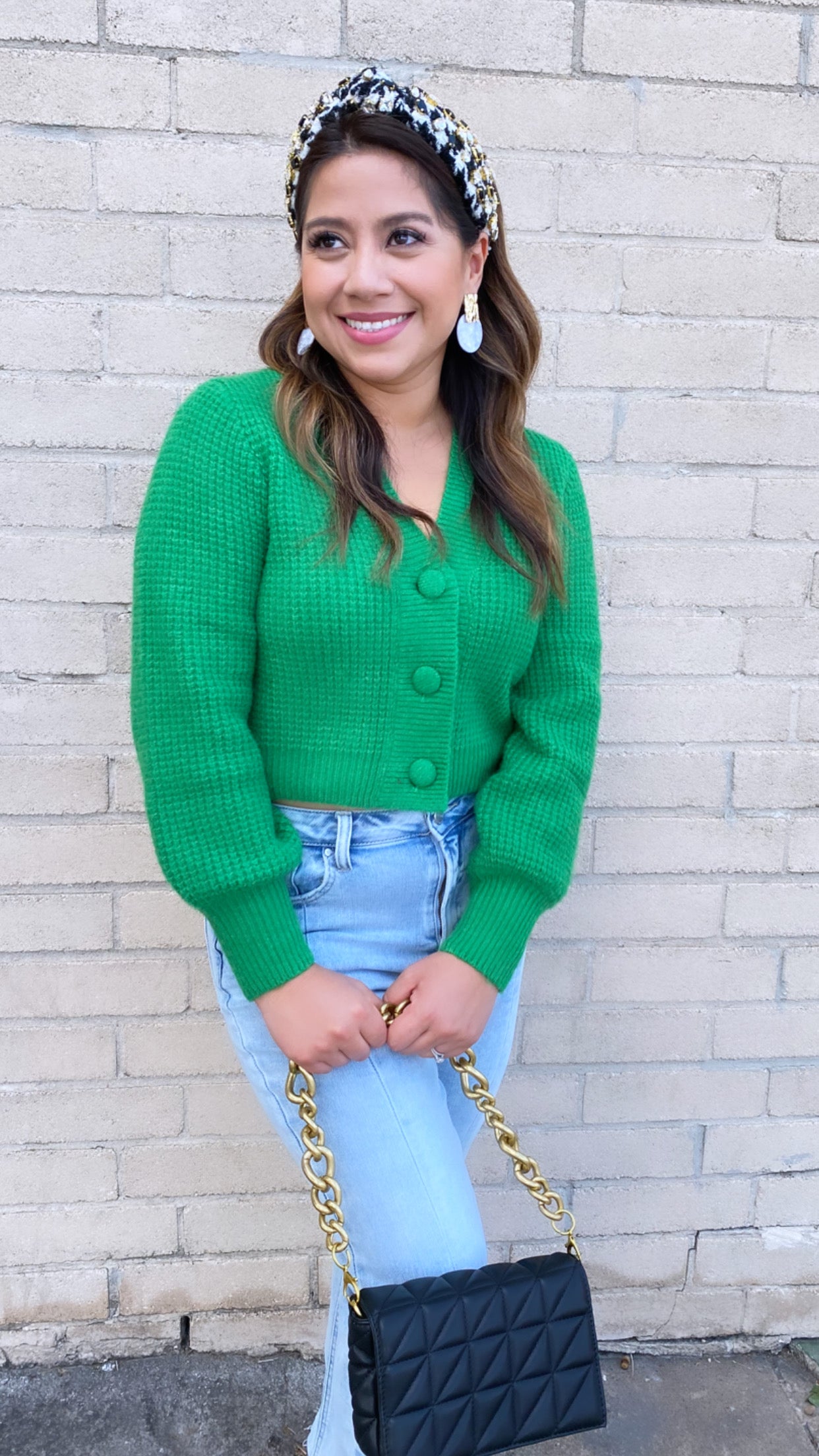 Kelly Green Cardi