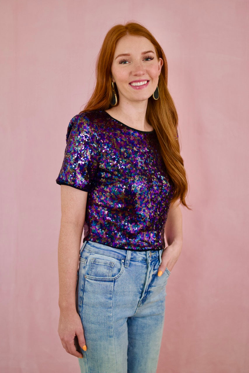 Bella Sequin Top