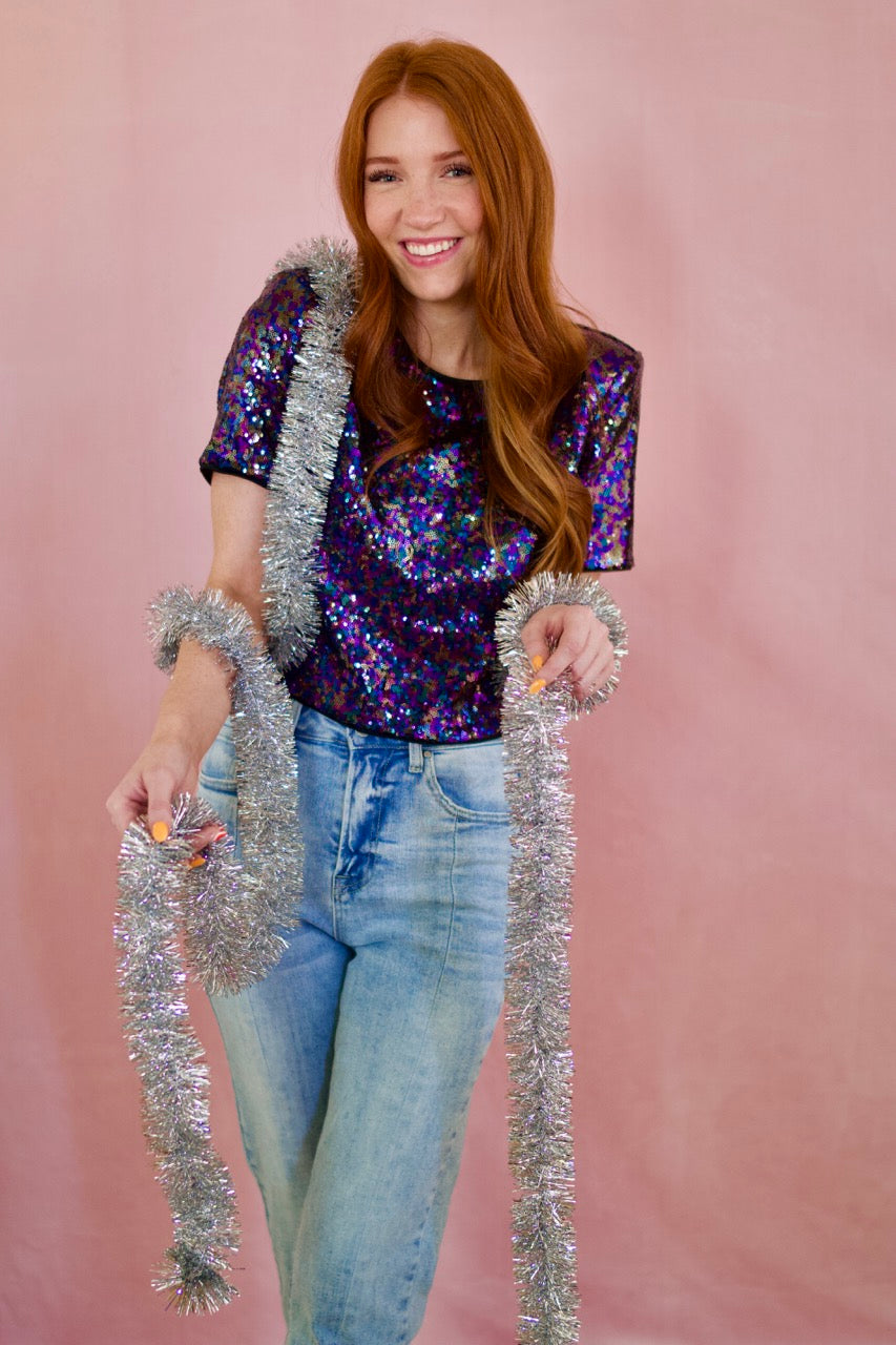 Bella Sequin Top