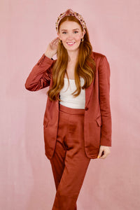 Coco Satin Blazer