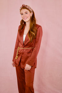 Coco Satin Blazer