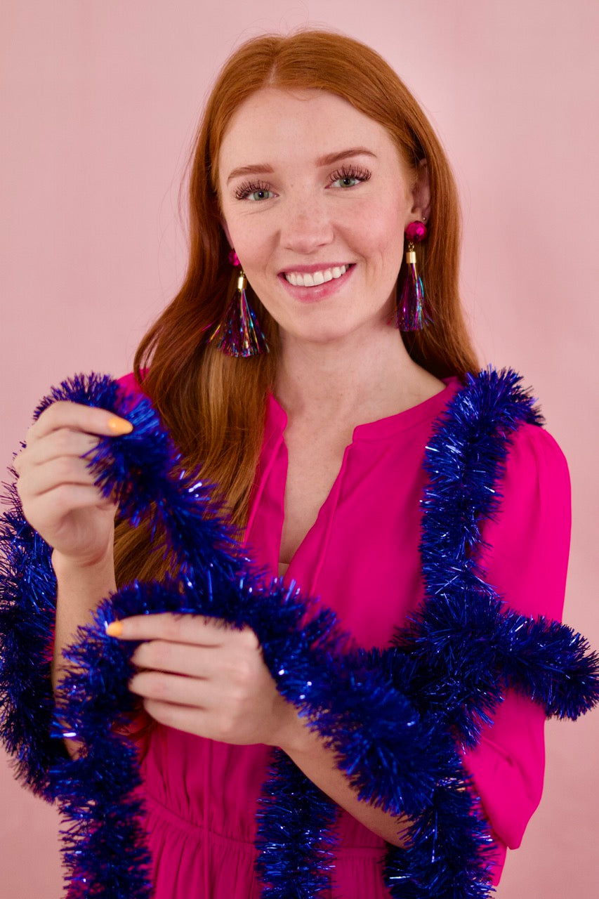 Laila Pink Winter Maxi Dress