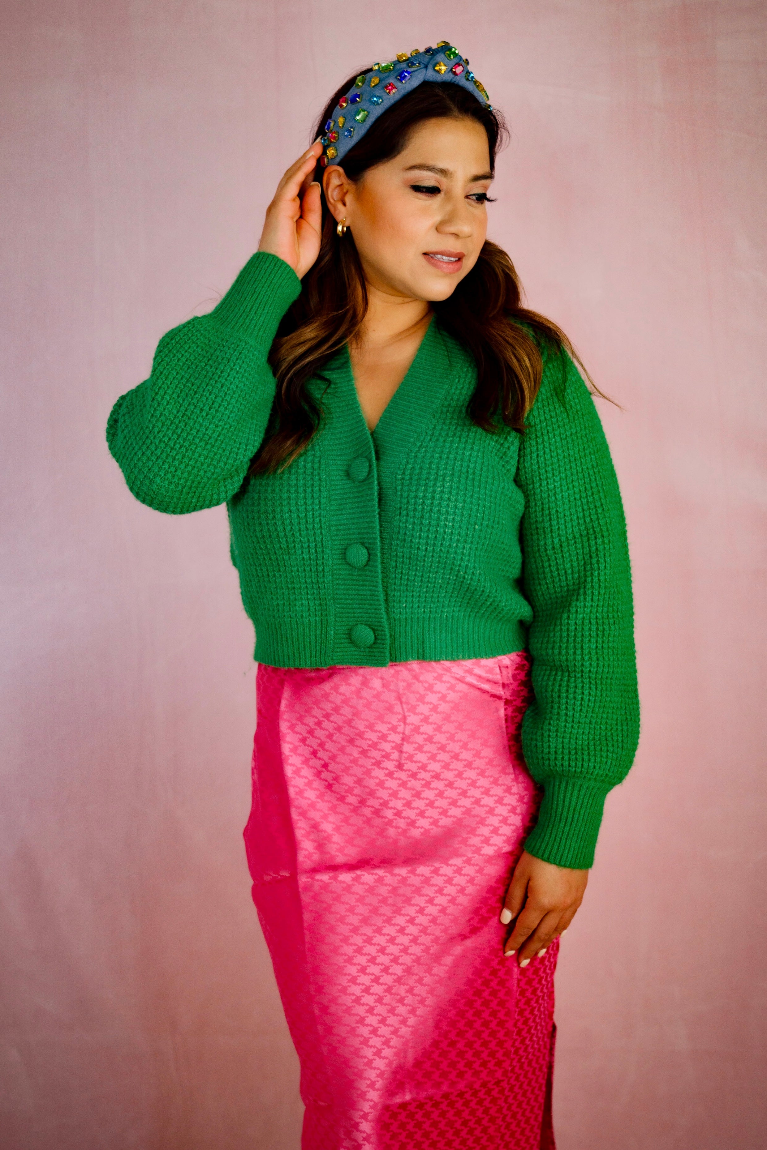 Kelly Green Cardi