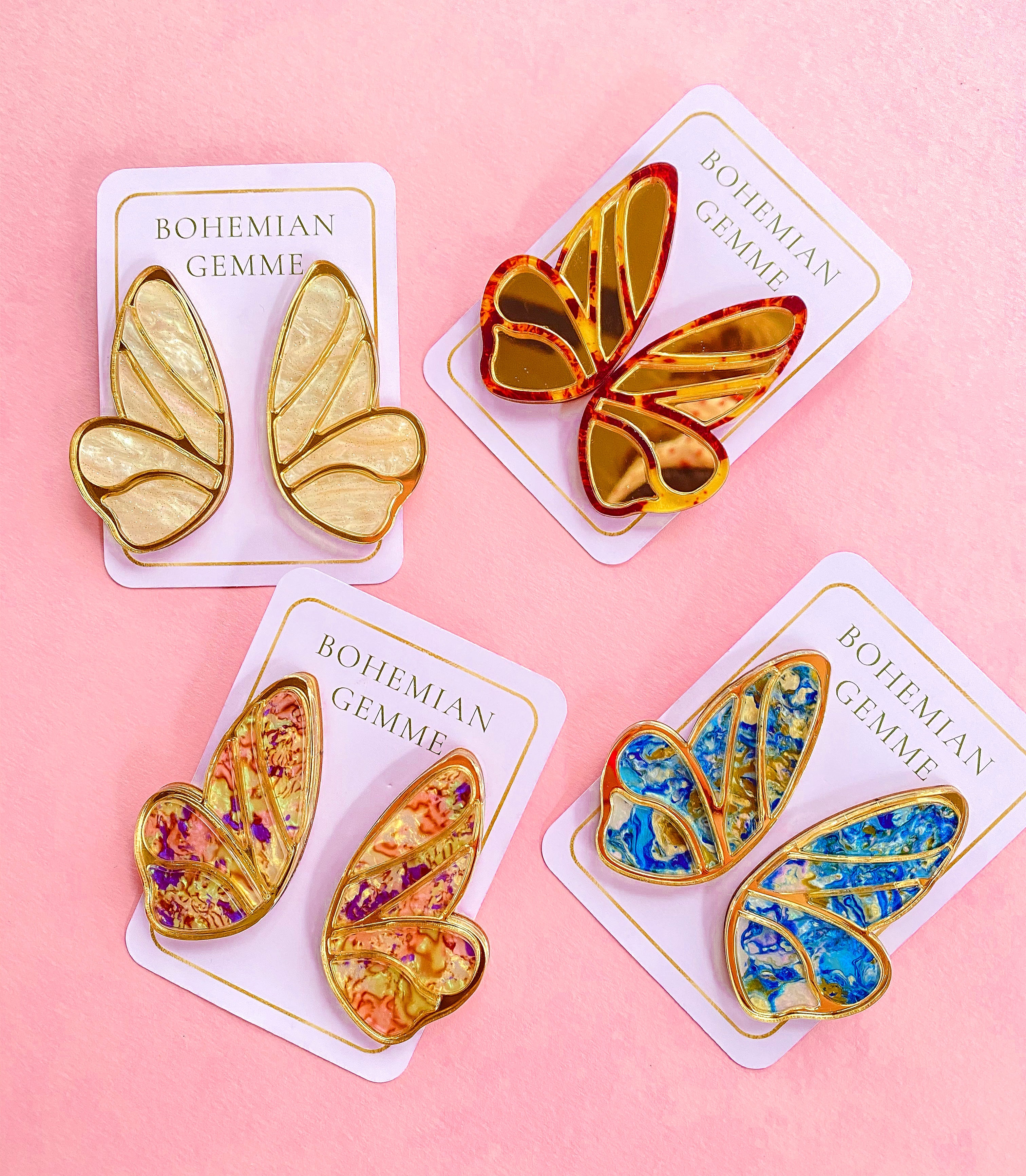 Butterfly Statement Earrings