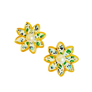 Beth Floral Stud Earrings