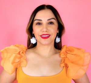 Maddie Flower Dangle Earrings
