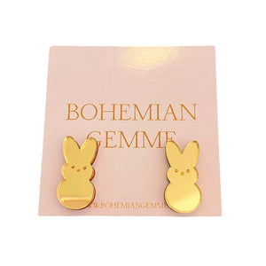 Golden Peeps Stud Earrings